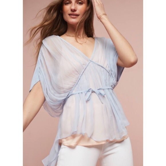 Anthropologie Tops - Anthro Floreat Olia Chiffon Tunic - Shell Only